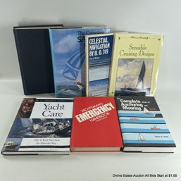 Seven Books On Sailing, Yacht Care, And Navigation