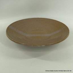 Signed Glazes Stoneware Plate By Sue Fidge