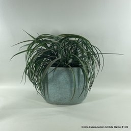 Faux Plant In Ceramic Vessel