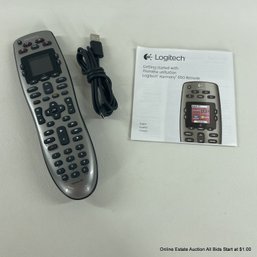 Logitech Harmony 650 Universal Remote With Cord And Getting Started Booklet