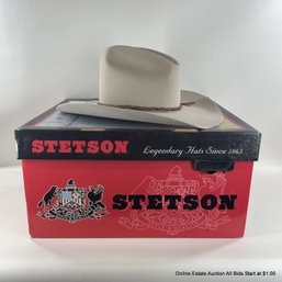 Stetson Hat In Original Box, Size 6 7/8  (LOCAL PICKUP OR UPS STORE SHIP ONLY)