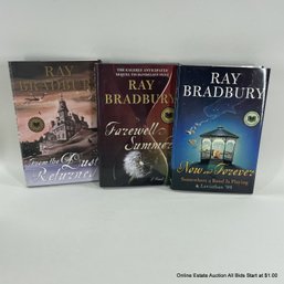 Three Ray Bradbury Hardcover Books