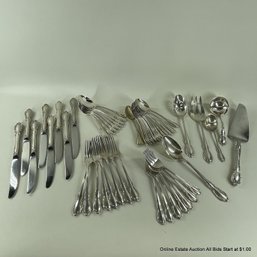 Towle Sterling Silver Legato Series Flatware Service For 8 With Case 1973 Grams Total Weight
