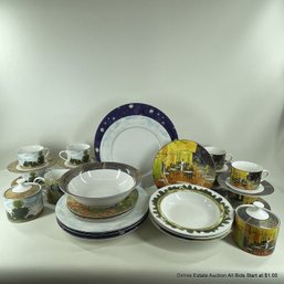 American Atelier Van Gogh 5150  And Monet 5151 China Pieces (LOCAL PICKUP OR UPS STORE SHIP ONLY)