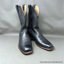 Tecovas Jackson Black Calfskin Boots Size 10.5