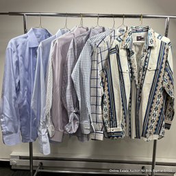Eight Men's Dress Shirts