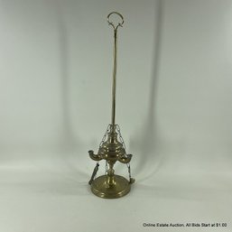 Vintage Brass Oil Lamp (Local Pick-Up Only)