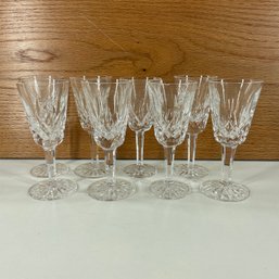 Eight Waterford Lismore Cut-Crystal Sherry Glasses (LOCAL PICKUP OR UPS STORE SHIP ONLY)