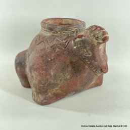 Pre-Columbian-style Terracotta Animal Vessel