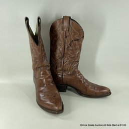 Justin Made In The USA Cowboy Boots Men's Size 10
