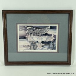 'Medicine Hawk' Framed Print