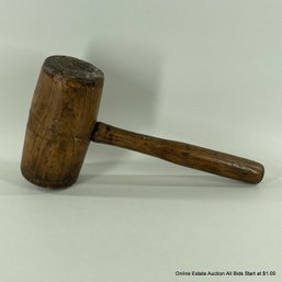 Vintage Wood Mallet 12'