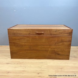 Koa Wood & Red Cedar Trunk With Sliding Drawer Insert (Local Pickup Only)