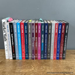 Large Collection Of Nineteen Food And Wine Cookbooks