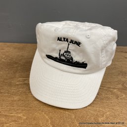 Seventeen White Embroidered Alta June Foss Maritime Adjustable Hats