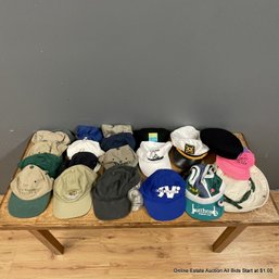 Twenty-One Assorted Vintage Swag And Novelty Hats Including An Elbsegler