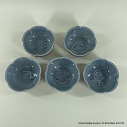 5 Nakagama Japanese Dipping & Sauce Bowls