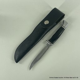 Buck Woodsman 4' Fixed Blade Knife & Leather Sheath