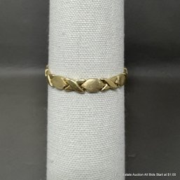 14K Yellow Gold Bracelet With Clasp 8.3 Grams