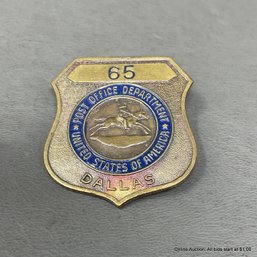 US  Post Office Dallas Shield Pin