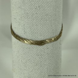 Italian 585 14K Yellow Gold 7.25' Bracelet