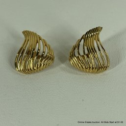 Givenchy Gold Tone Earrings