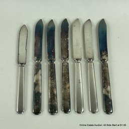 Seven Silver-Plated Knives From W.M. Rogers