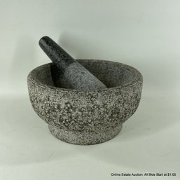 Large Stone Mortar And Pestle