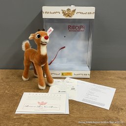 Steiff Club Rudolph The Red-nosed Reindeer North American Christmas Exclusives In Original Box