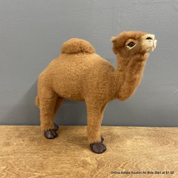 Nativity Camel Figurine Made With Lamb's Wool And Fur