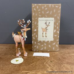 Patience Brewster Dashaway Cupid Handmade Krinkles Ornament In Original Box