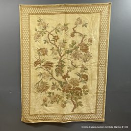 Chenille 53' X 72' Wall Tapestry Floral Design Pole Pocket
