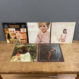 Five Vinyl Record Collection With Claudine, Petula Clarks, The Sandpipers,  And Janis Joplin/Full Tilt Boogie