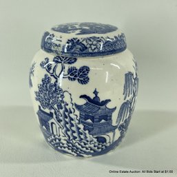 Mason's China Blue Willow Lidded Ginger Jar