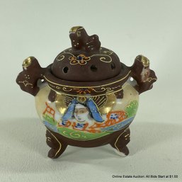 Small Japanese Porcelain Incense Burner