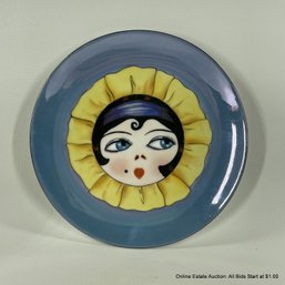 Noritake Hand Painted Flapper Girl Plate