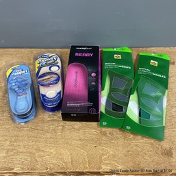 Assortment Of New In Package Shoe Insole Pads From Dr. Scholls, Superfeet, And Spenco RX