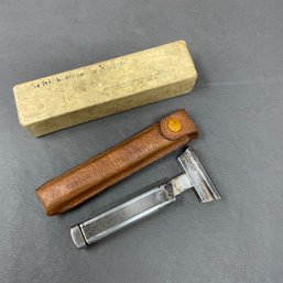 Antique Schick Repeating Razor With Case And Box