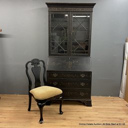Ethan Allen Liliana Secretary Desk With Removable Lighted Hutch And Chair (LOCAL PICK UP ONLY)