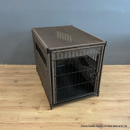 Resin Wicker Pet Kennel (LOCAL PICK UP ONLY)