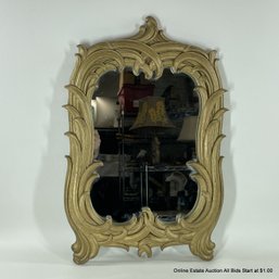 Vintage Syroco Wood Ornate Wall Mirror