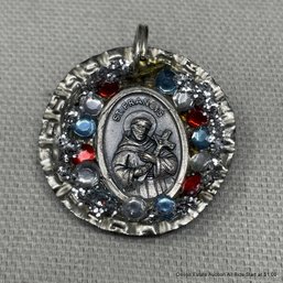 St. Francis Handmade Trader Joes Bottlecap Pendant