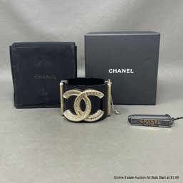 Chanel Manchette Cuff Bracelet In Box