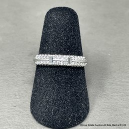 Diamond & Platinum Size 5.25 Band 2.74 Grams