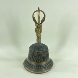 Vintage Tibetan Brass Prayer Bell