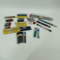 Vintage Mechanical Pencil Leads & Erasers