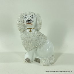 Staffordshire Style Porcelain Dog
