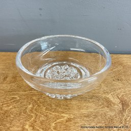 Heavy Crystal Scandinavian Style Bowl