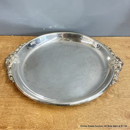 Wallace Silver Plate Baroque Pattern Serving Tray