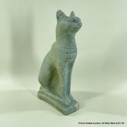 Painted Plaster Egyptian Style Cat